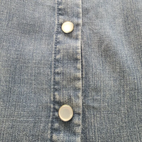 Jane and‎ Delancey Blue Button Down Shirt - Picture 5 of 9